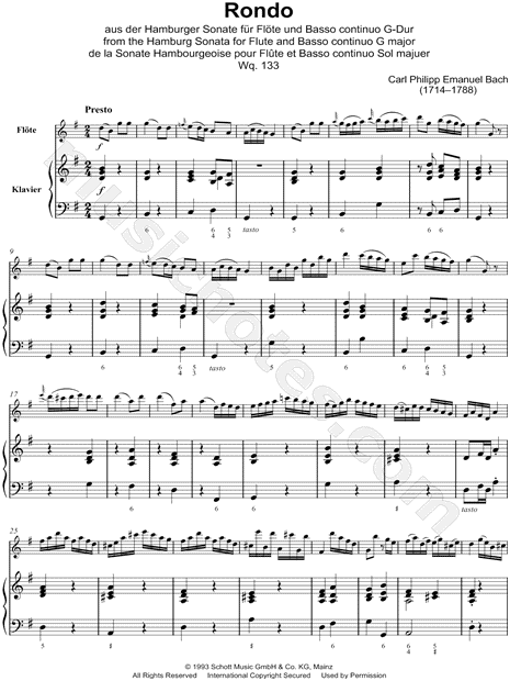 Bach sonata flute
